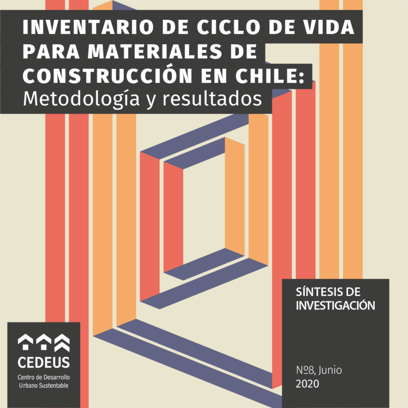Inventario de materiales de construcción en Chile: Metodología y resultados
