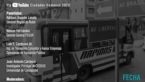 Conversatorio: Desafíos y perspectivas para la movilidad urbana frente a la pandemia