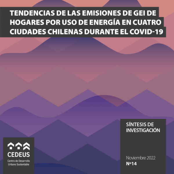 Tendencias de las emisiones de GEI de hogares por uso de la energía en cuatro ciudades chilenas durante el COVID-19