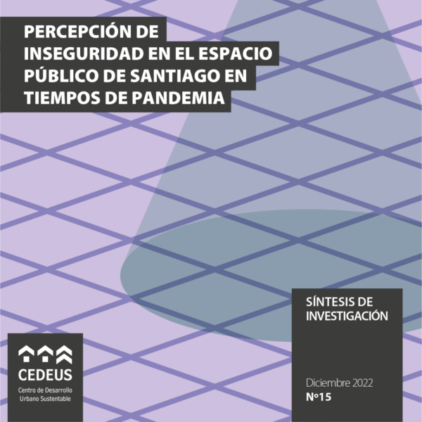 Percepción de inseguridad en el espacio público de Santiago en tiempos de pandemia
