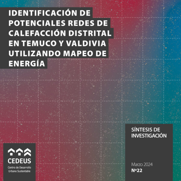Identificación de potenciales redes de calefacción distrital en Temuco y Valdivia utilizando mapeo de energía