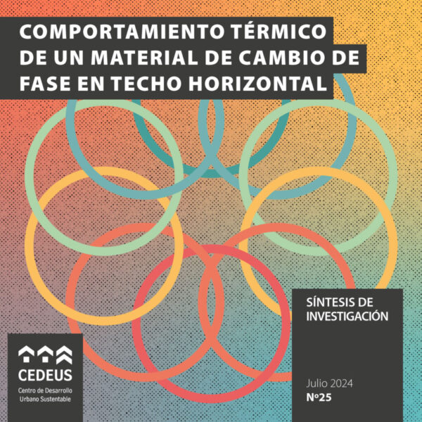 Comportamiento Térmico de un Material de Cambio de Fase en Techo Horizontal