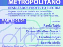 Taller de discusión Electra: mujeres y sus actitudes hacia la electro movilidad