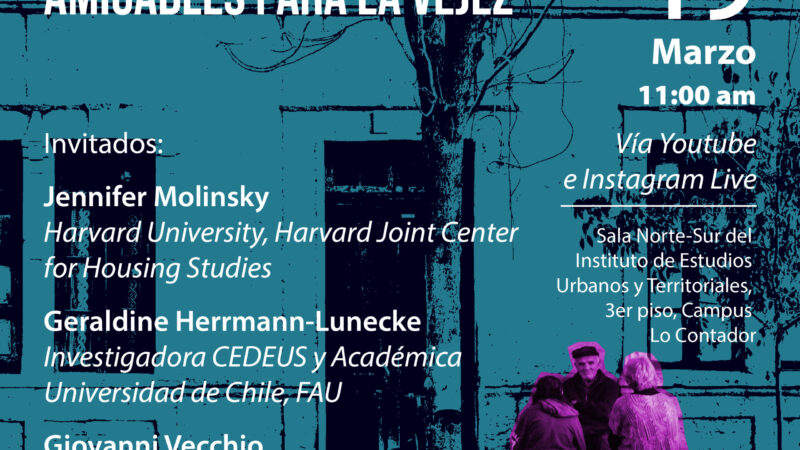 Conversatorio: Ciudades y viviendas amigables para la vejez