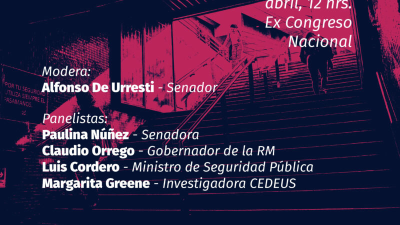 Inscríbete en el IV Conversatorio sobre Derecho a la Ciudad: Seguridad
