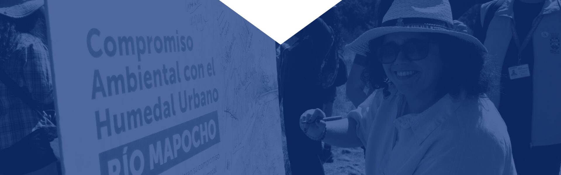 Carolina Rojas participó en la proclamación del río Mapocho como Humedal Urbano