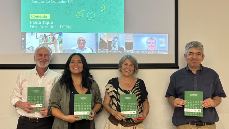 CEDEUS lanza el libro Accesibilidad y Movilidad, tercer tomo de la serie “Tópicos de Sustentabilidad Urbana