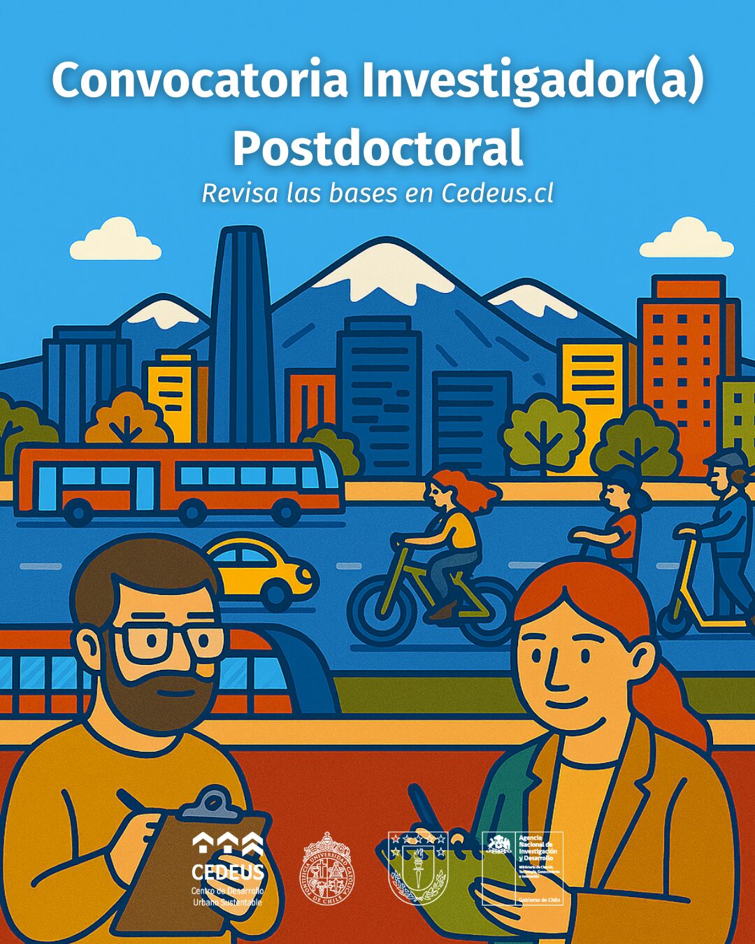 Convocatoria investigador postdoctoral para Movilidad justa y eficiente