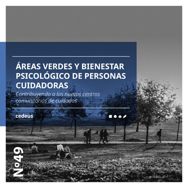 Áreas verdes y bienestar psicológico de personas cuidadoras